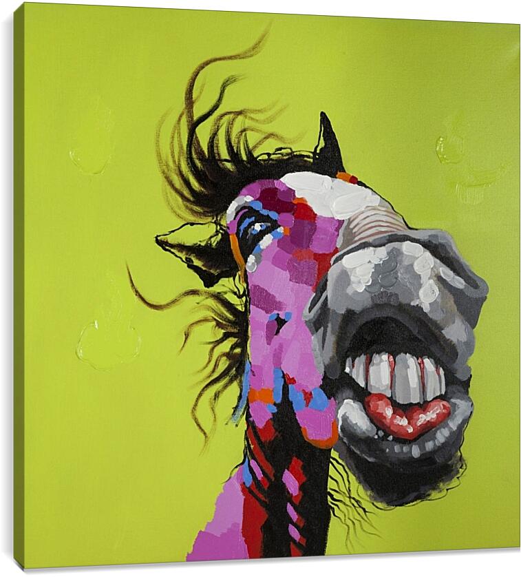 Постер и плакат - Лошадь. Поп-арт
