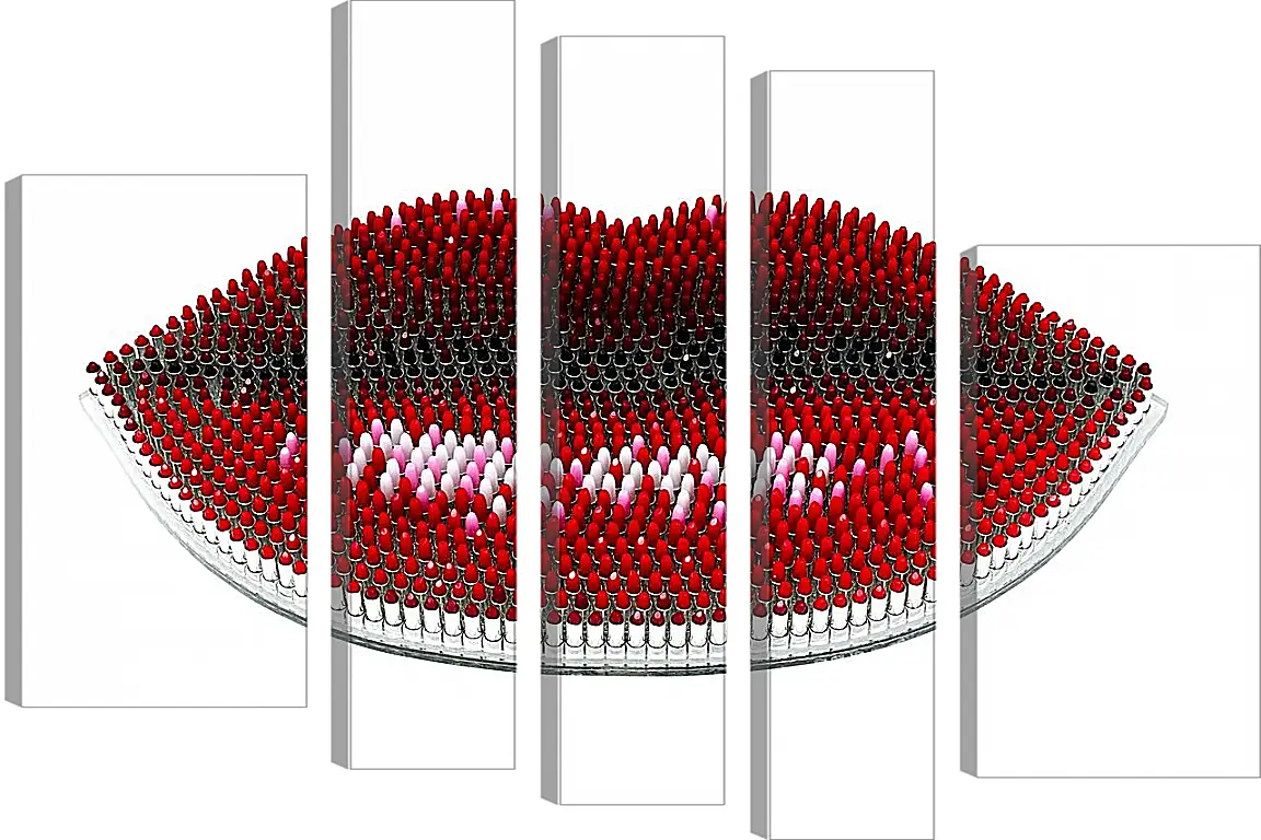 Модульная картина - Гламур. Губы
