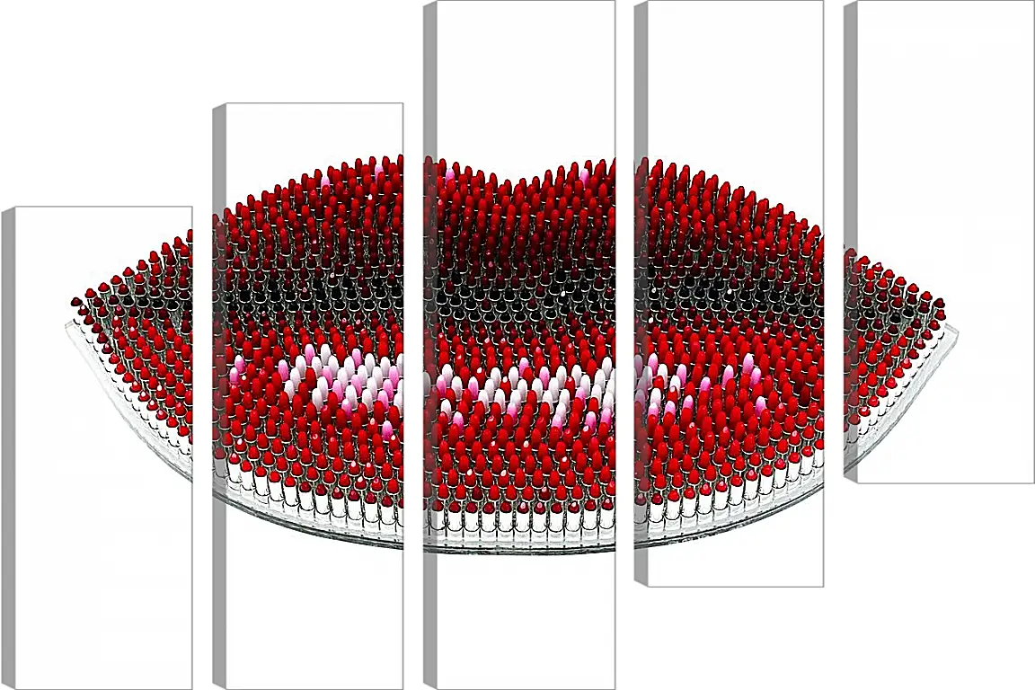 Модульная картина - Гламур. Губы