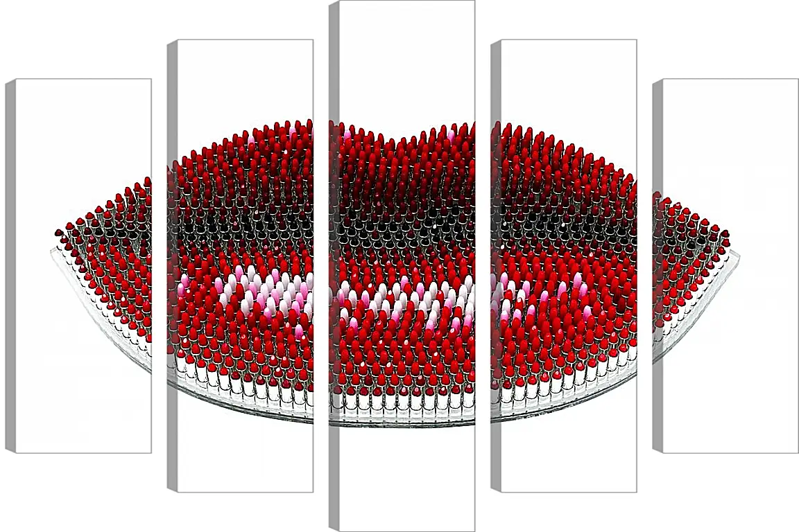 Модульная картина - Гламур. Губы