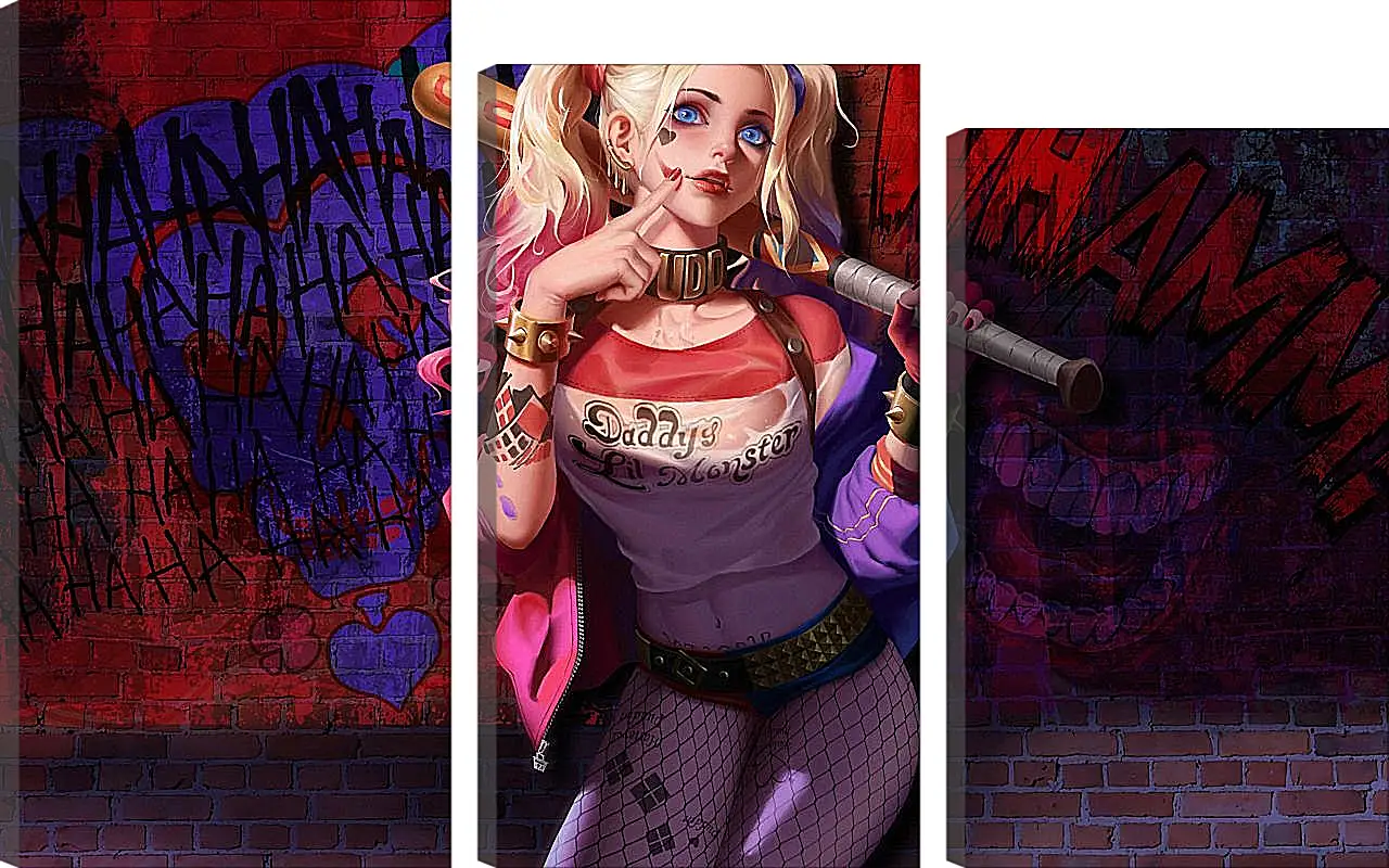 Модульная картина - Харли Квинн (Harley Quinn)