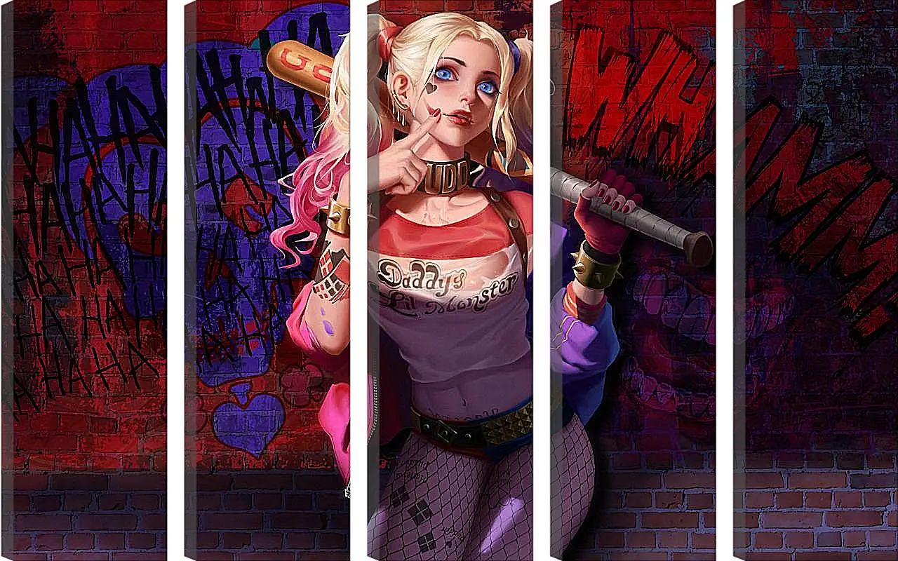 Модульная картина - Харли Квинн (Harley Quinn)