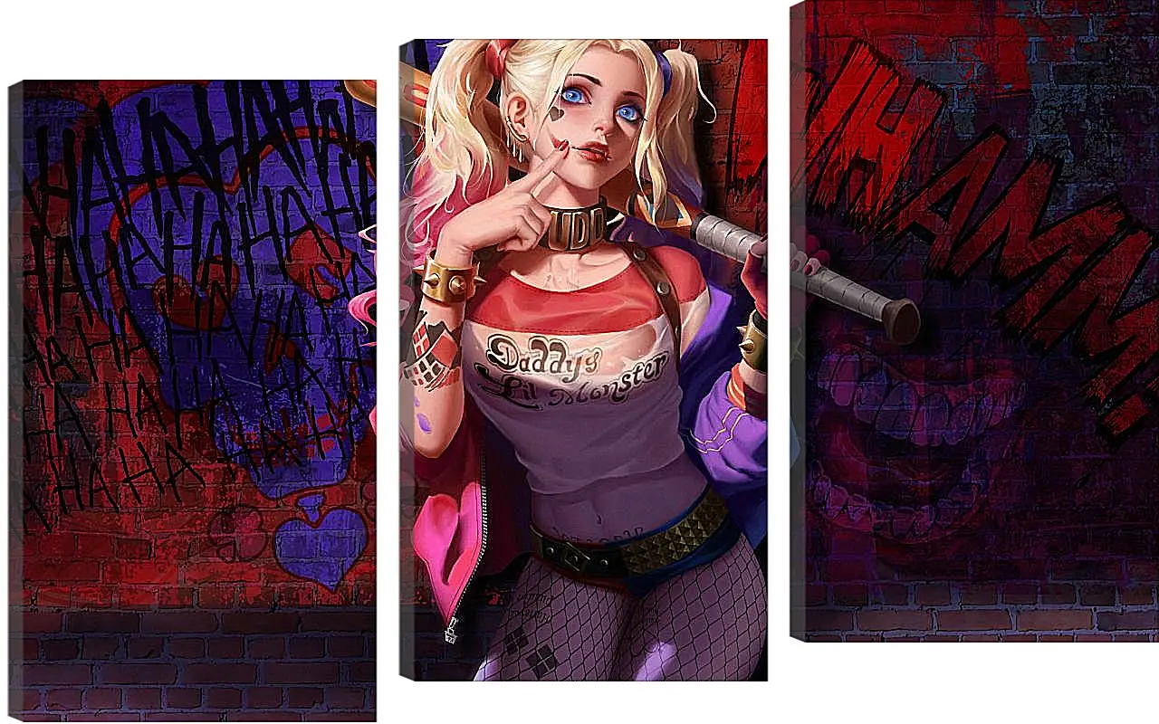 Модульная картина - Харли Квинн (Harley Quinn)