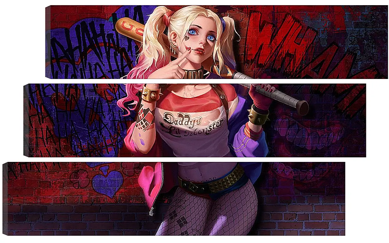 Модульная картина - Харли Квинн (Harley Quinn)