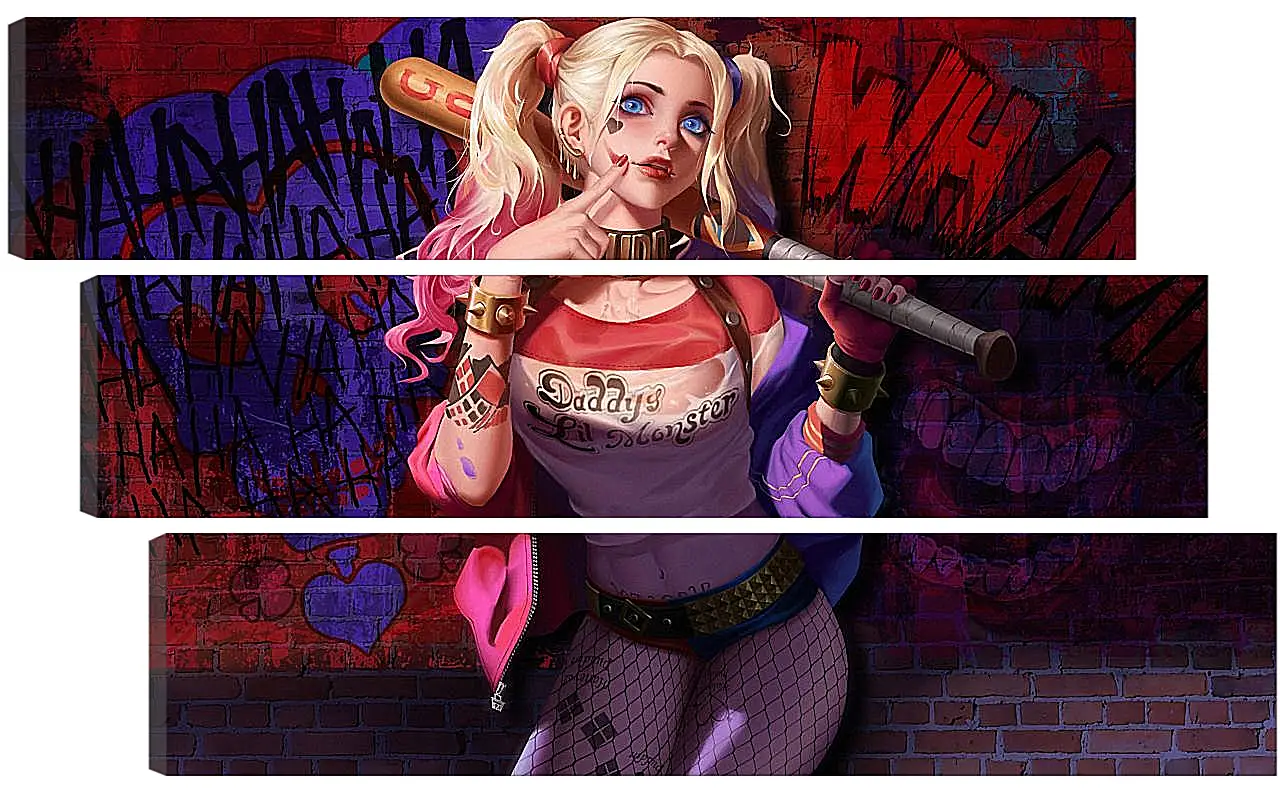 Модульная картина - Харли Квинн (Harley Quinn)