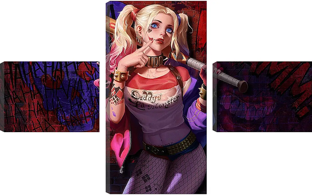 Модульная картина - Харли Квинн (Harley Quinn)