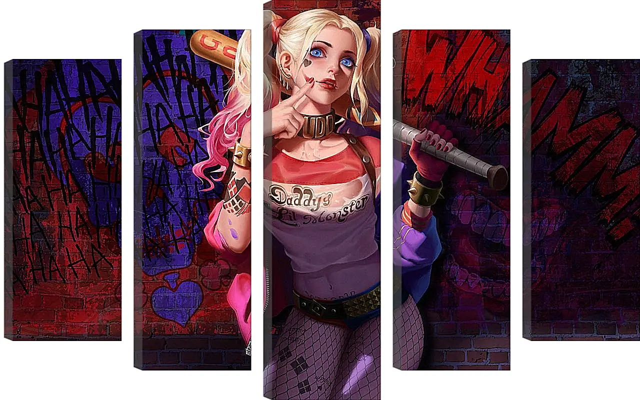 Модульная картина - Харли Квинн (Harley Quinn)