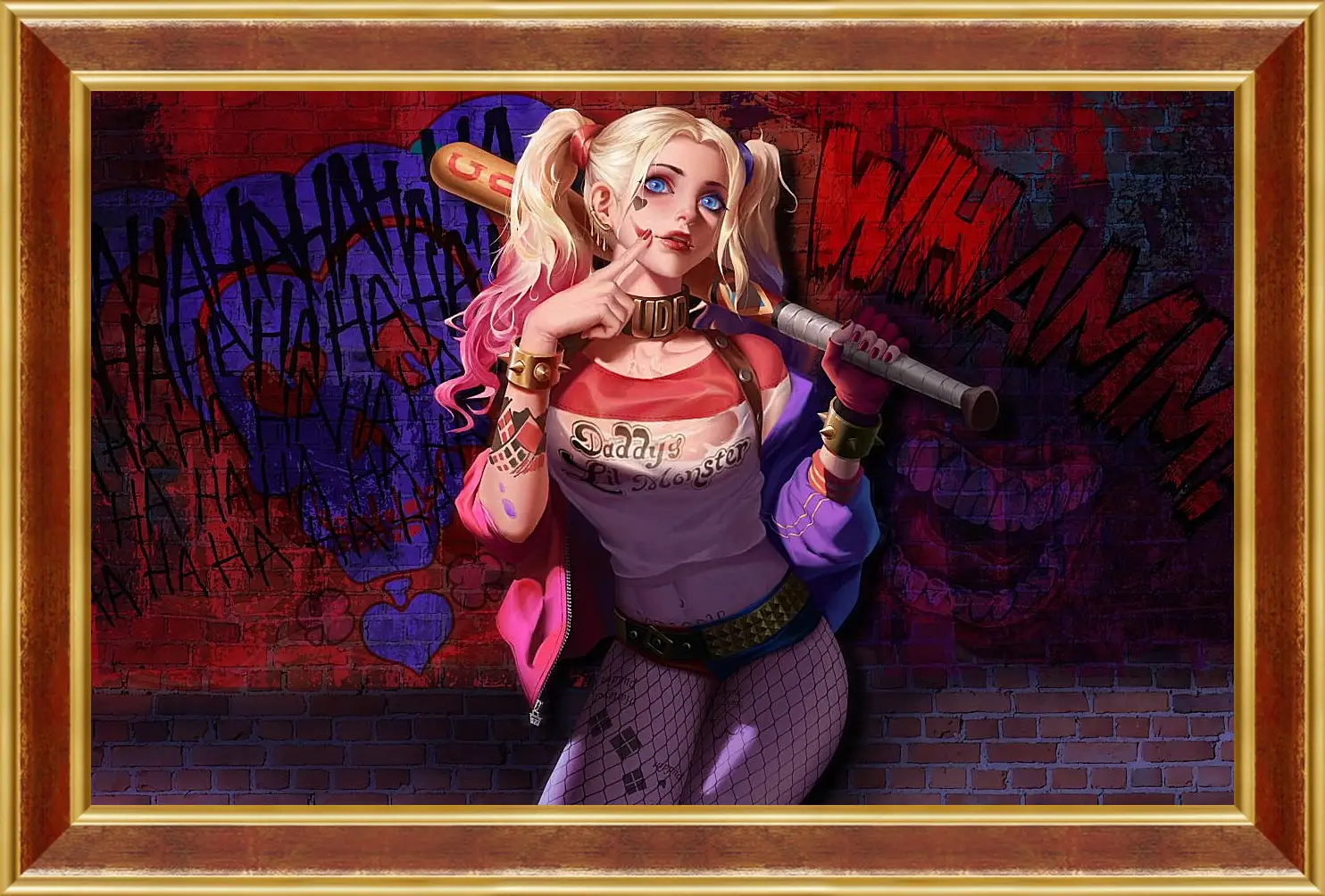 Картина в раме - Харли Квинн (Harley Quinn)