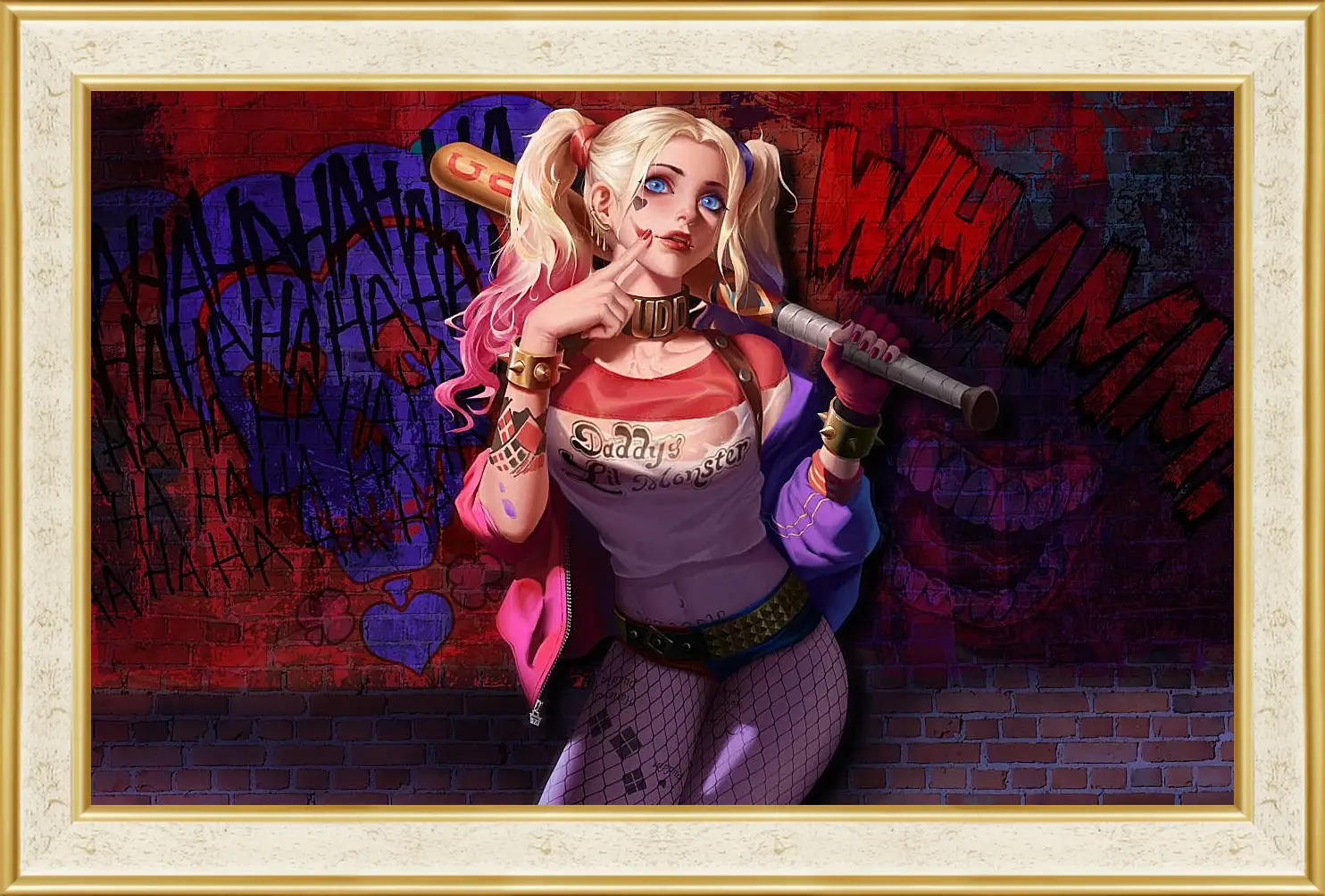 Картина в раме - Харли Квинн (Harley Quinn)