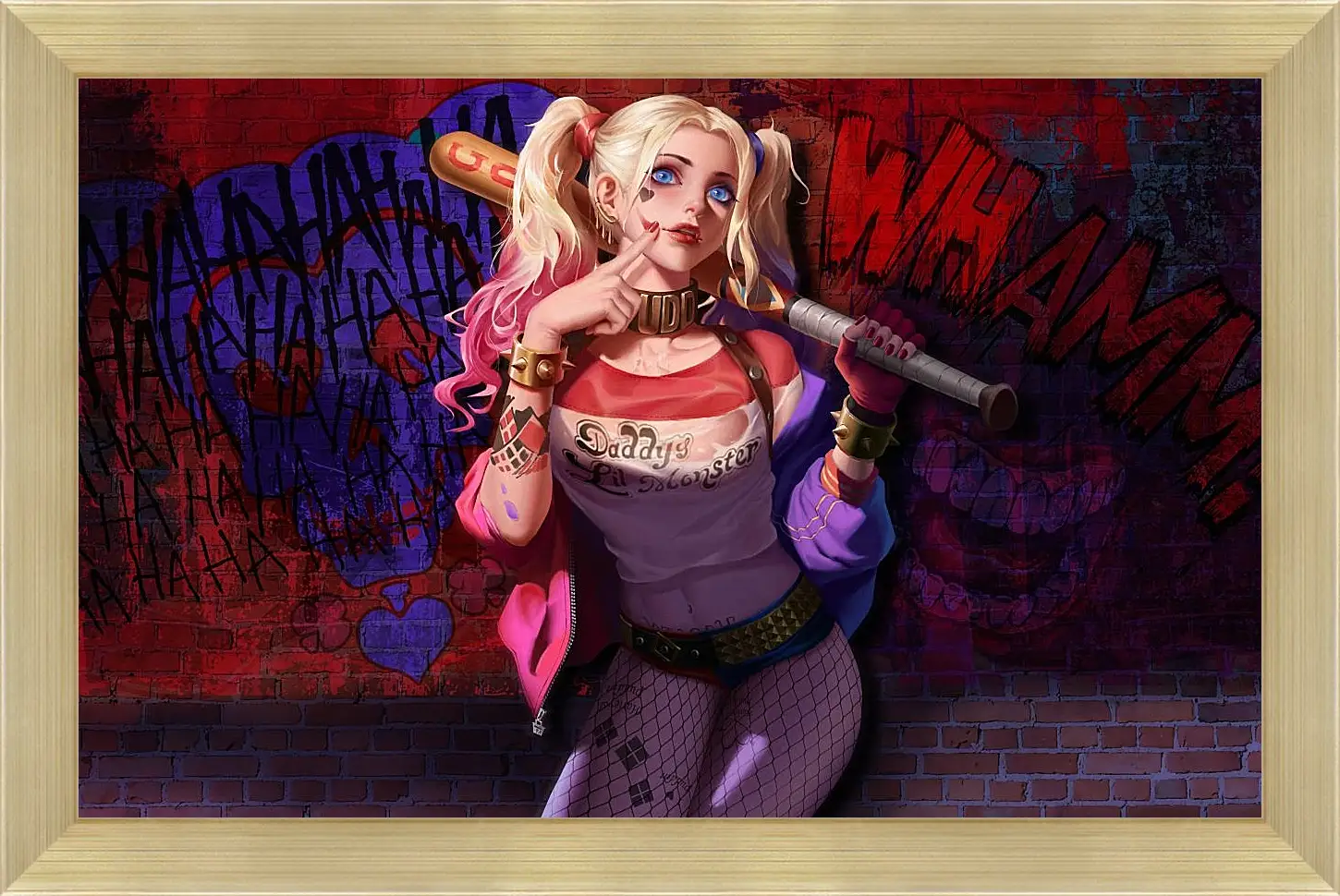 Картина в раме - Харли Квинн (Harley Quinn)