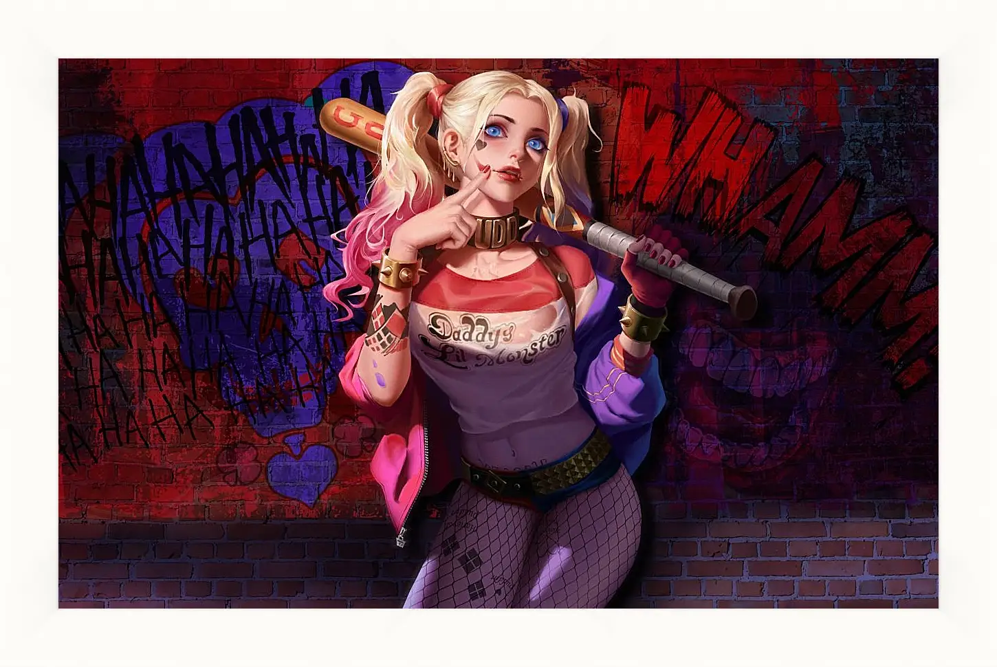 Картина в раме - Харли Квинн (Harley Quinn)