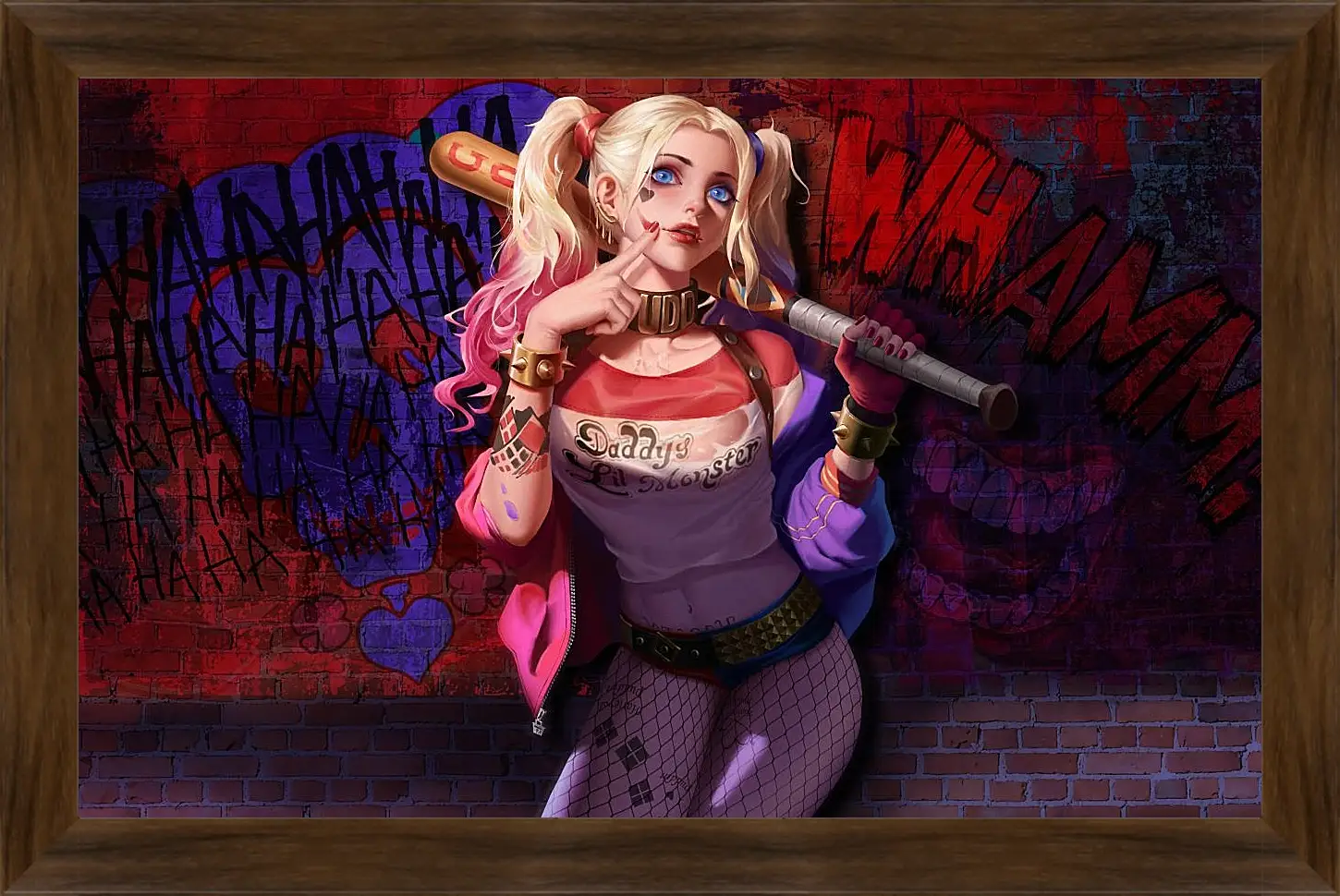 Картина в раме - Харли Квинн (Harley Quinn)