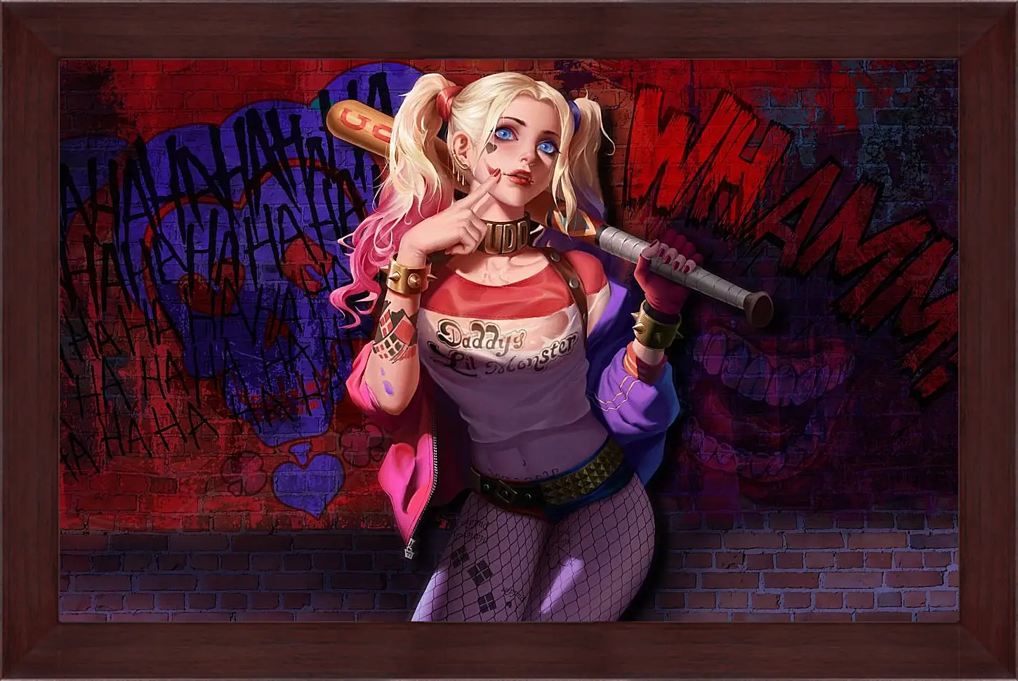 Картина в раме - Харли Квинн (Harley Quinn)