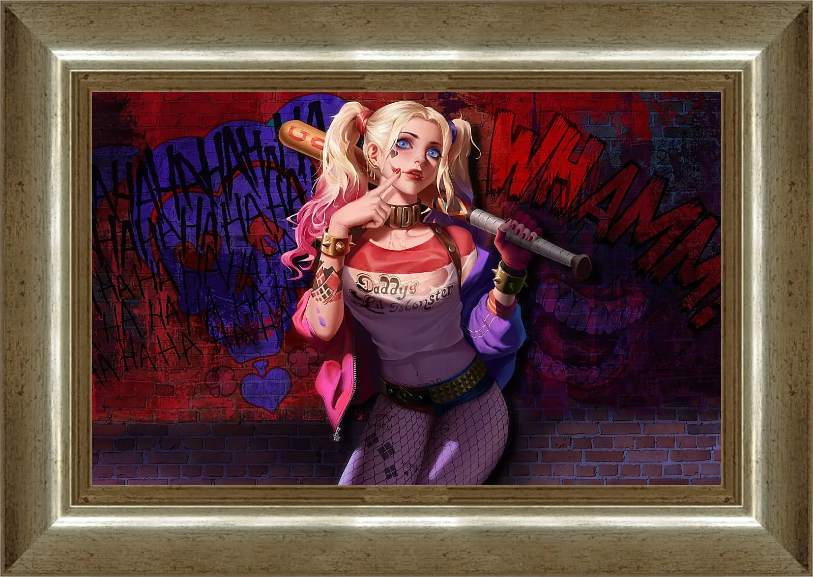 Картина в раме - Харли Квинн (Harley Quinn)