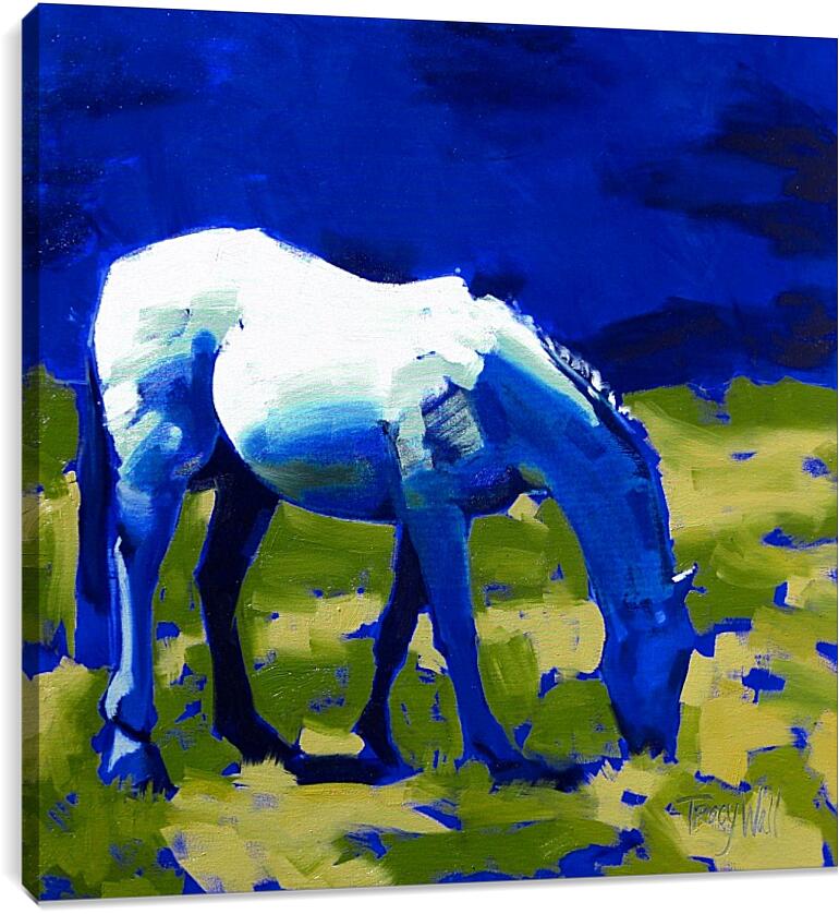 Постер и плакат - Синяя лошадь