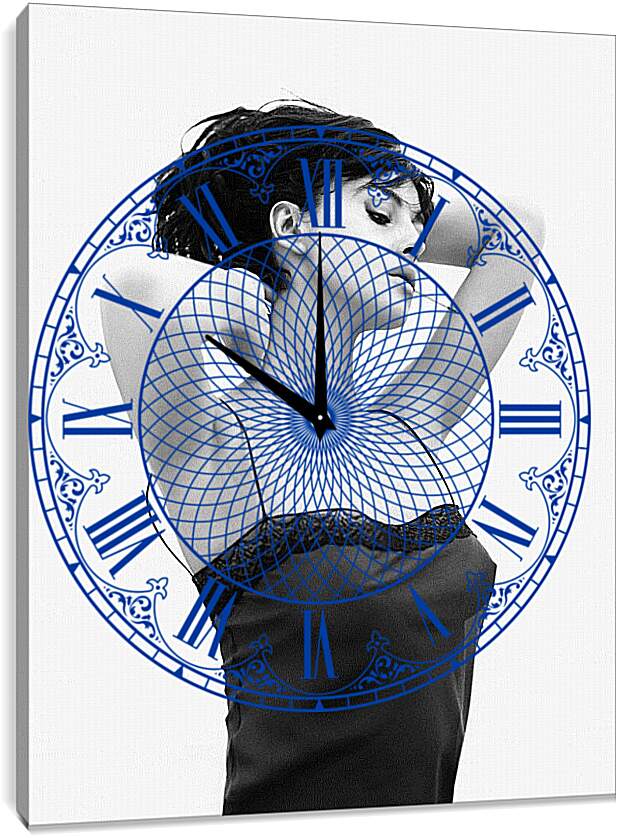 Часы картина - Моника Беллуччи (Monica  Bellucci)
