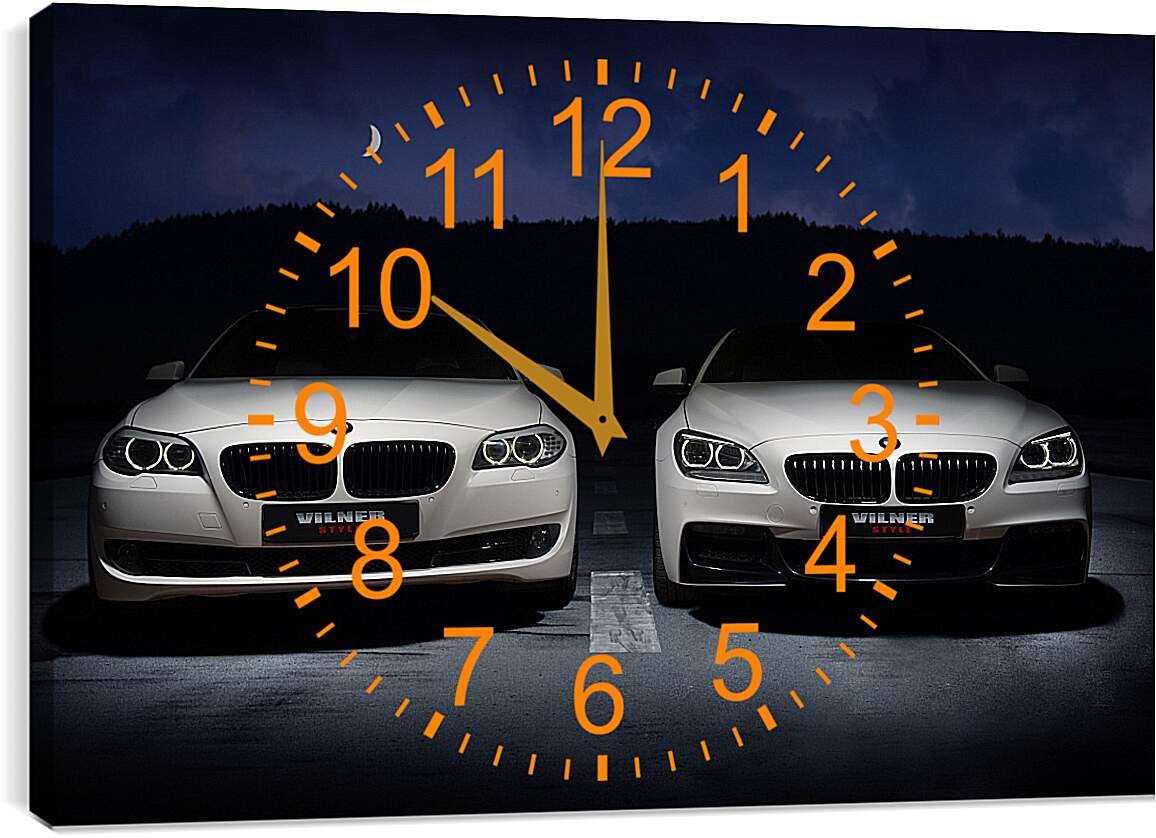 Часы картина - BMW 5й и 6й серии