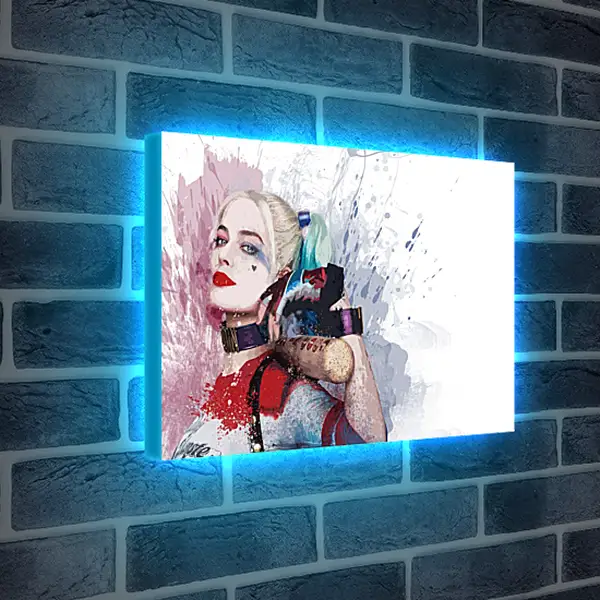 Лайтбокс световая панель - Харли Квинн (Harley Quinn), Марго Робби