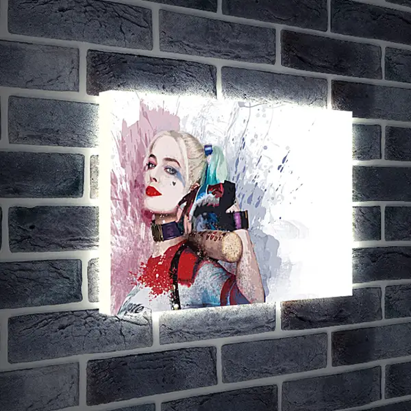 Лайтбокс световая панель - Харли Квинн (Harley Quinn), Марго Робби