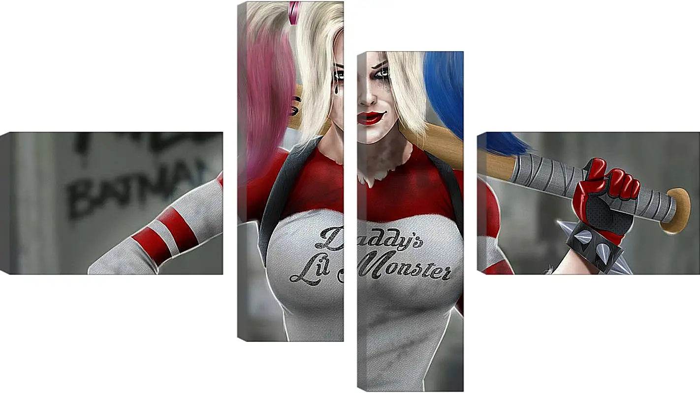 Модульная картина - Харли Квинн (Harley Quinn)