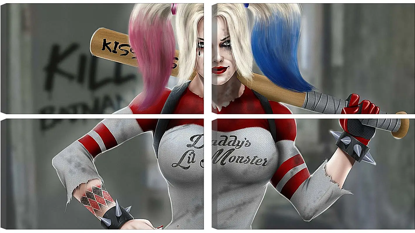 Модульная картина - Харли Квинн (Harley Quinn)