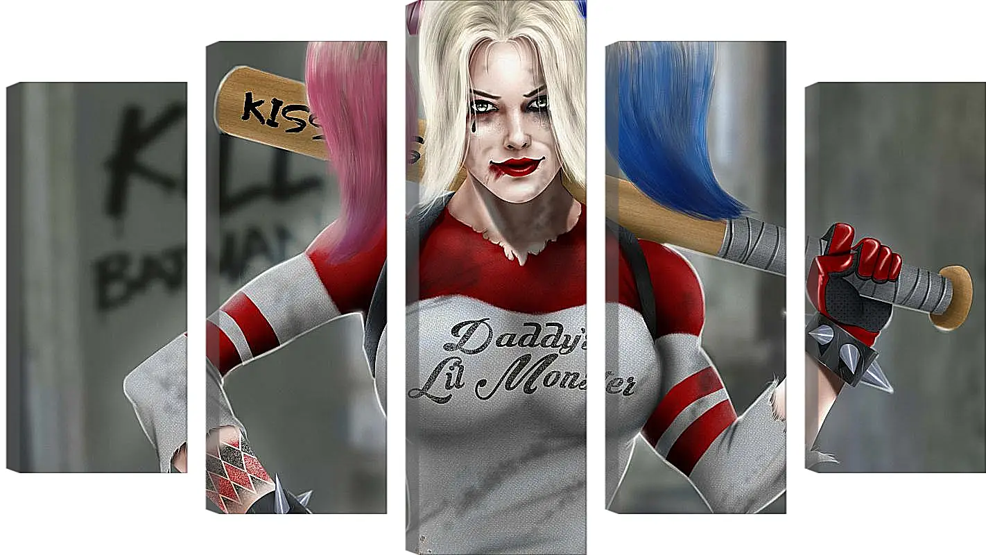 Модульная картина - Харли Квинн (Harley Quinn)