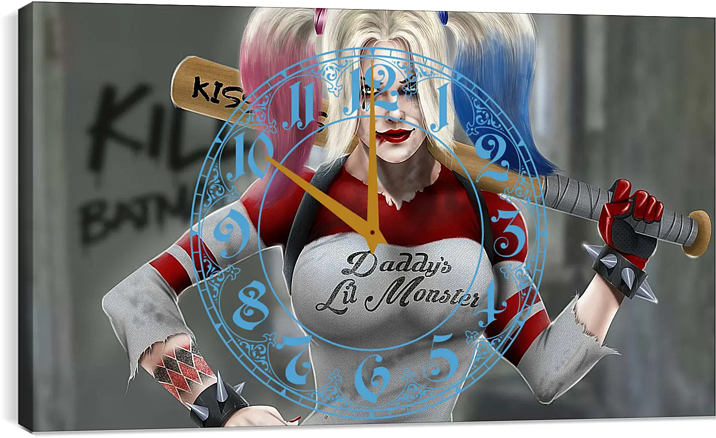 Часы картина - Харли Квинн (Harley Quinn)