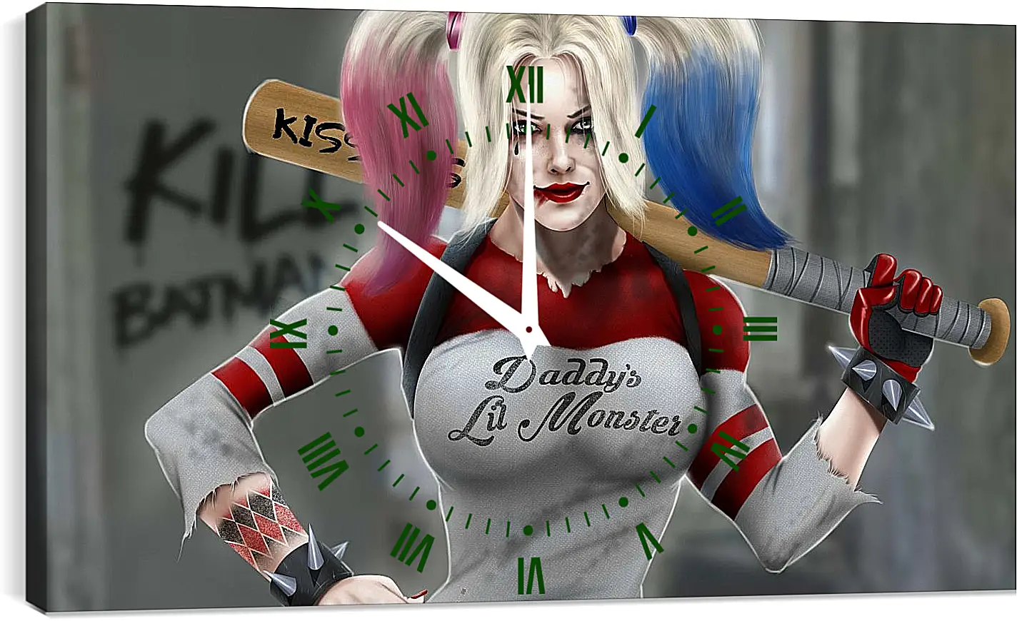 Часы картина - Харли Квинн (Harley Quinn)