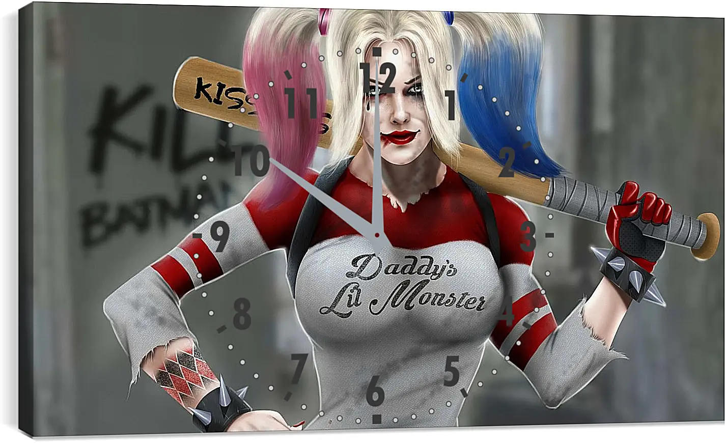 Часы картина - Харли Квинн (Harley Quinn)