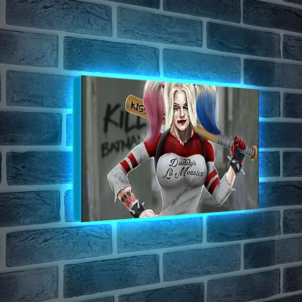 Лайтбокс световая панель - Харли Квинн (Harley Quinn)