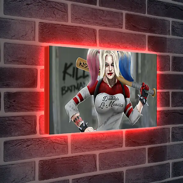 Лайтбокс световая панель - Харли Квинн (Harley Quinn)