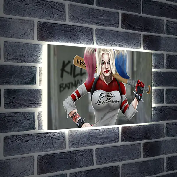 Лайтбокс световая панель - Харли Квинн (Harley Quinn)