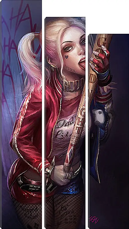 Модульная картина - Харли Квинн (Harley Quinn)