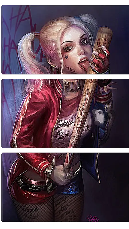 Модульная картина - Харли Квинн (Harley Quinn)