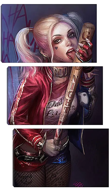 Модульная картина - Харли Квинн (Harley Quinn)