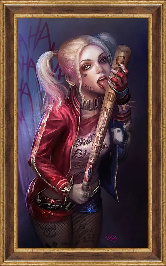 Картина в раме - Харли Квинн (Harley Quinn)