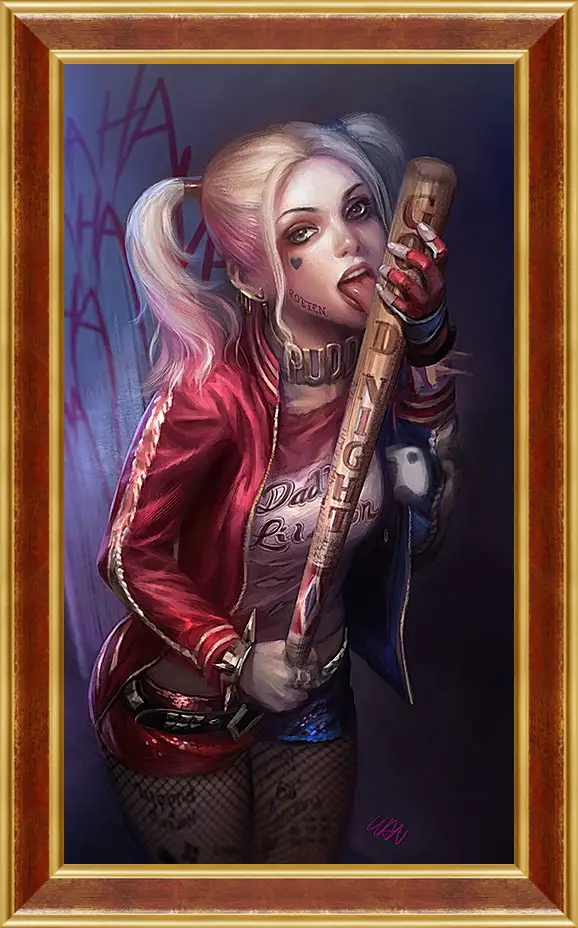 Картина в раме - Харли Квинн (Harley Quinn)