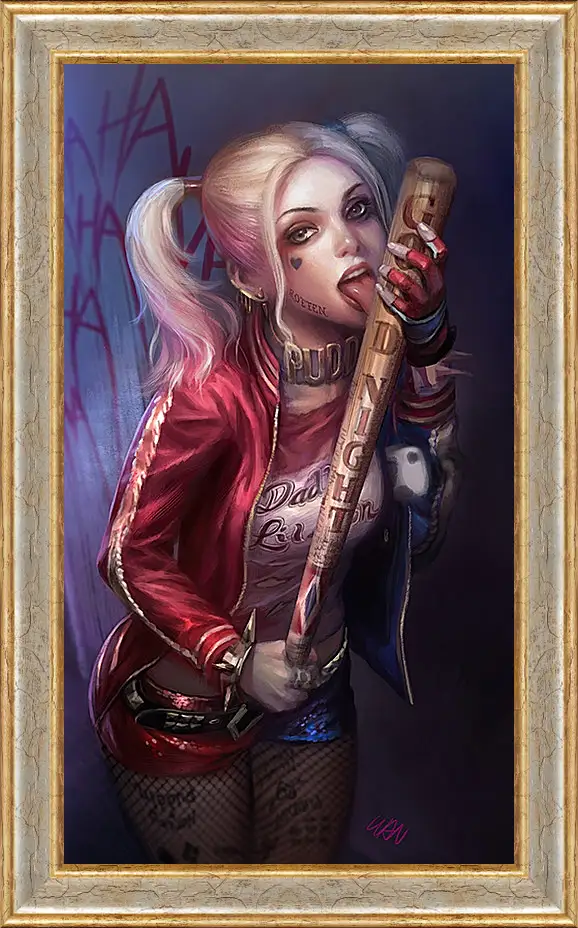 Картина в раме - Харли Квинн (Harley Quinn)