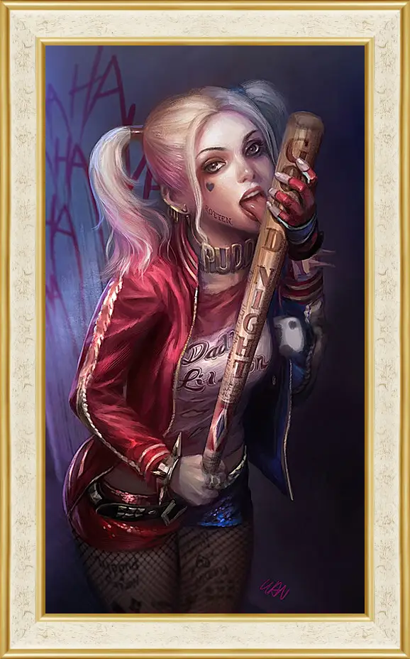 Картина в раме - Харли Квинн (Harley Quinn)