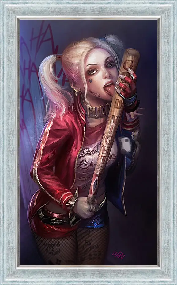 Картина в раме - Харли Квинн (Harley Quinn)