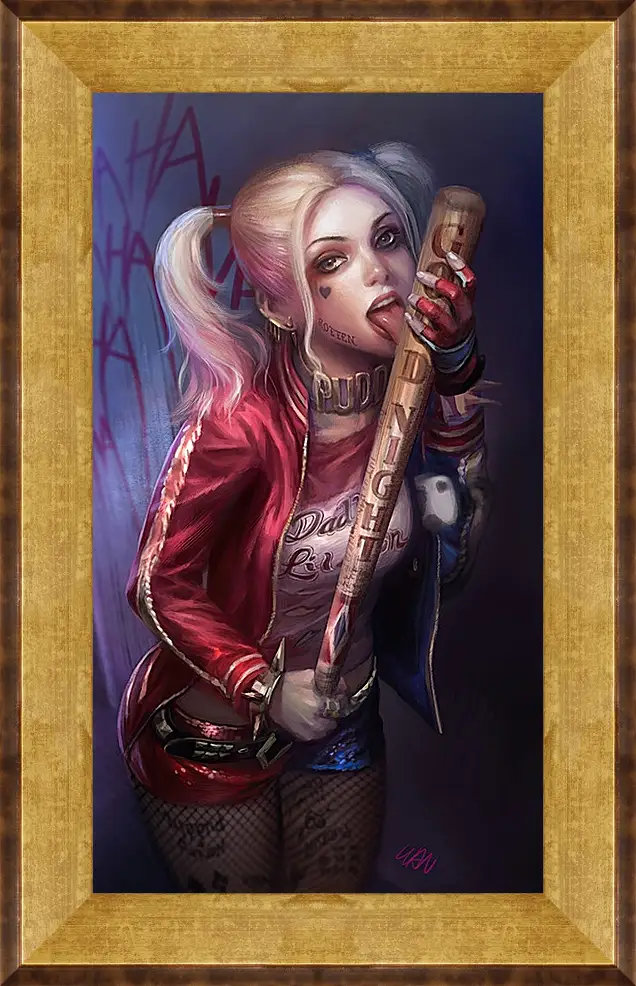 Картина в раме - Харли Квинн (Harley Quinn)