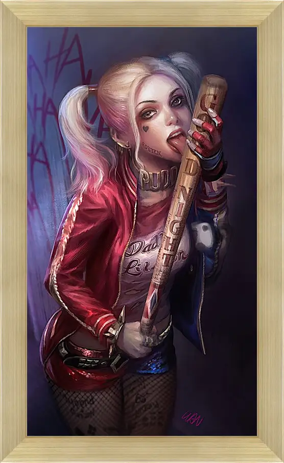 Картина в раме - Харли Квинн (Harley Quinn)