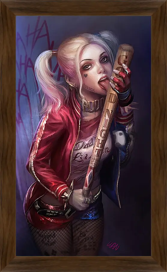 Картина в раме - Харли Квинн (Harley Quinn)