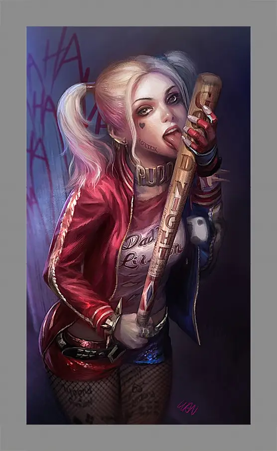 Картина в раме - Харли Квинн (Harley Quinn)