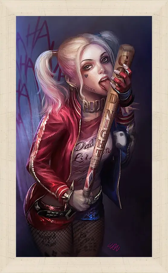 Картина в раме - Харли Квинн (Harley Quinn)