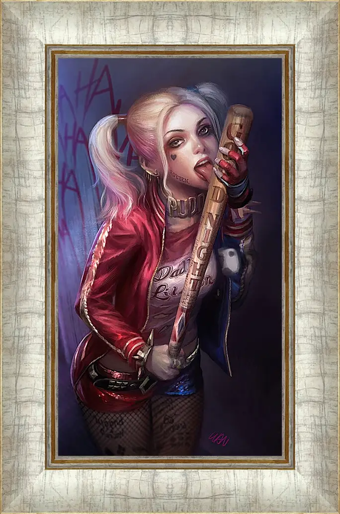 Картина в раме - Харли Квинн (Harley Quinn)