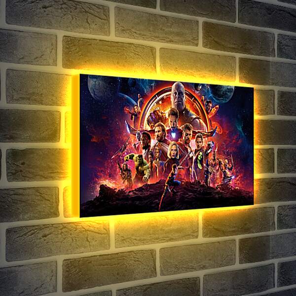 Лайтбокс световая панель - Мстители