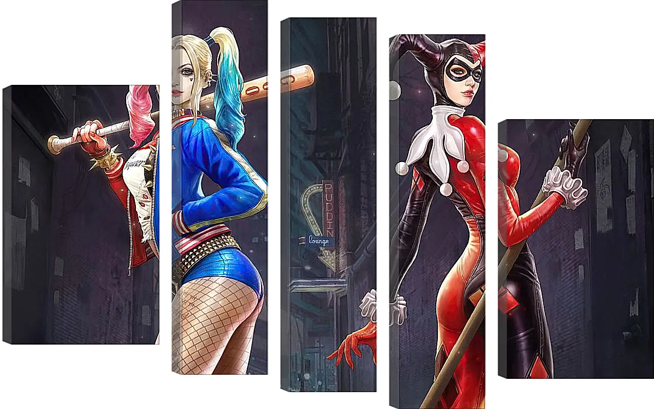 Модульная картина - Харли Квинн (Harley Quinn)