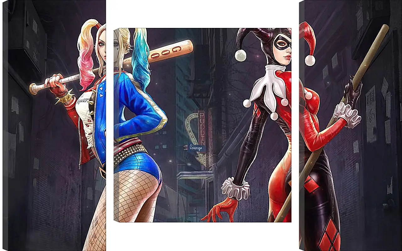 Модульная картина - Харли Квинн (Harley Quinn)