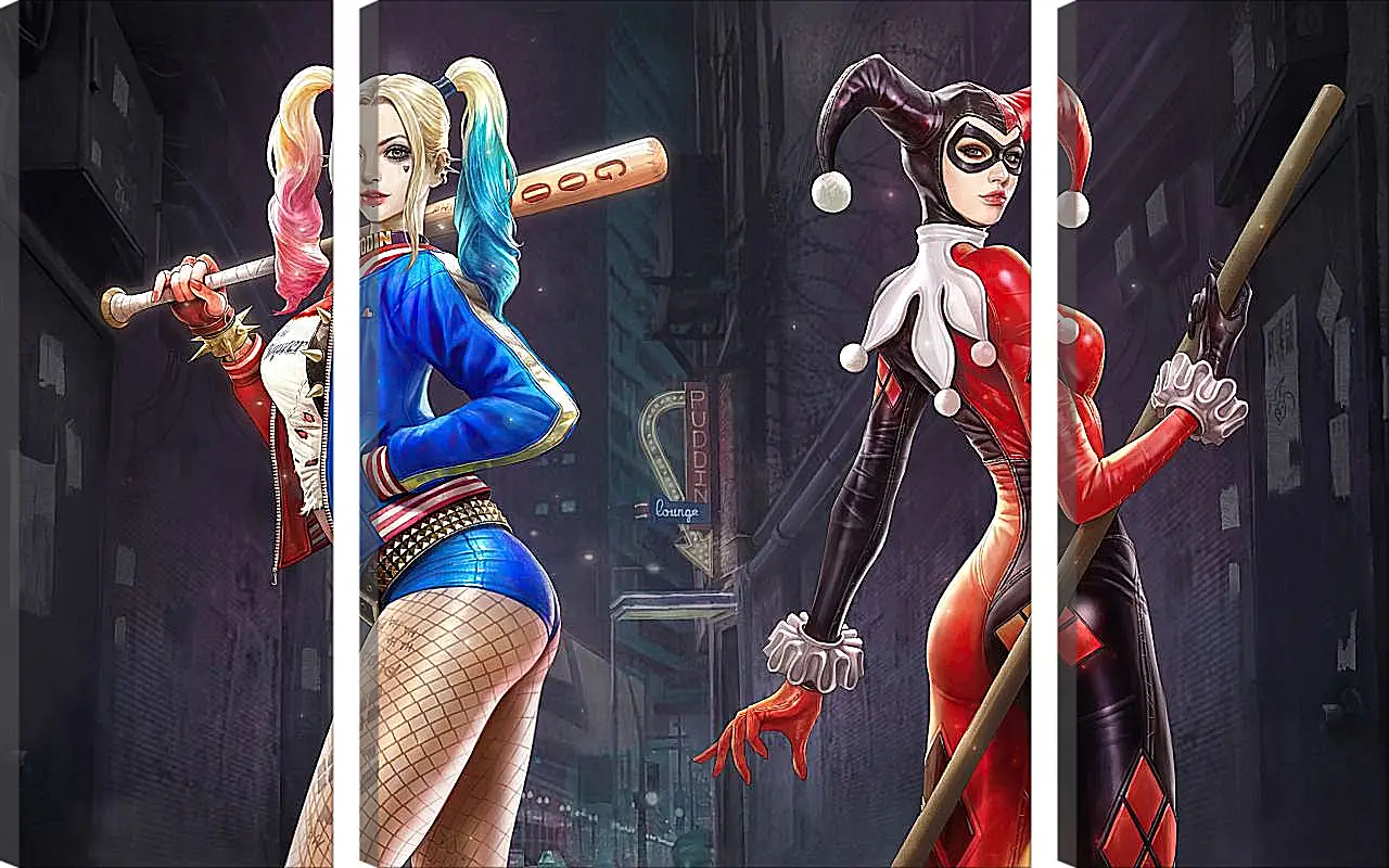 Модульная картина - Харли Квинн (Harley Quinn)